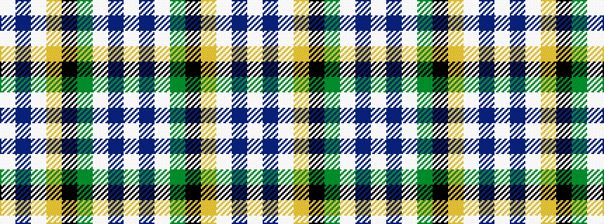 idealised woven sample of pattern WBWGKYWBW
