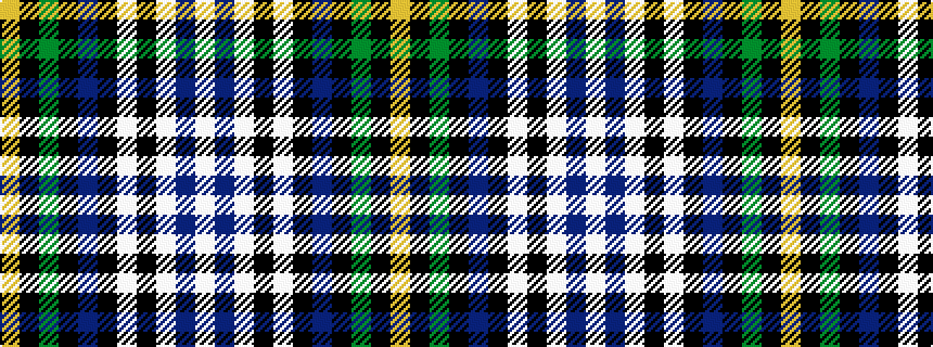 idealised woven sample of pattern WBWKWKBKGKY