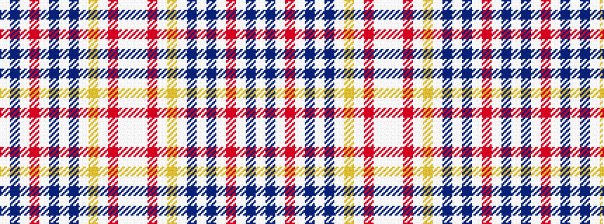 idealised woven sample of pattern WBWRWBWBWYWRWW