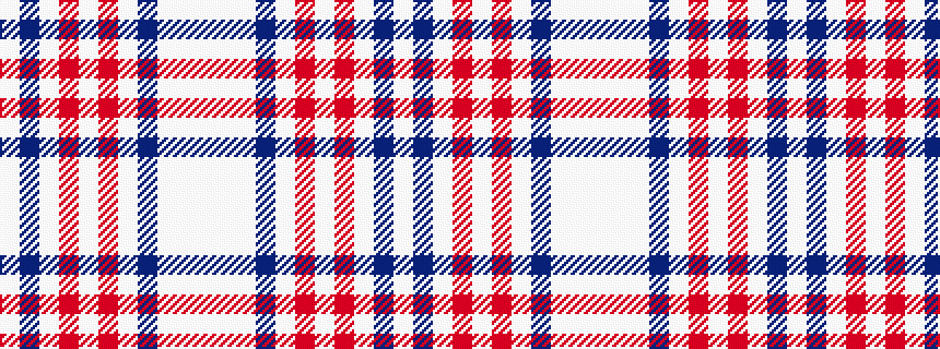idealised woven sample of pattern WBWRWRWBWWW