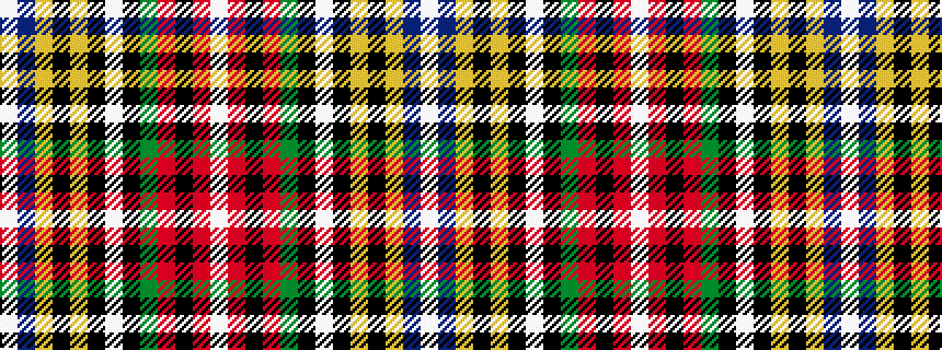 idealised woven sample of pattern WBYKYKWKGRKRW