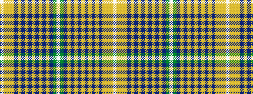 idealised woven sample of pattern WGBYBYBYBYBYBYYYW