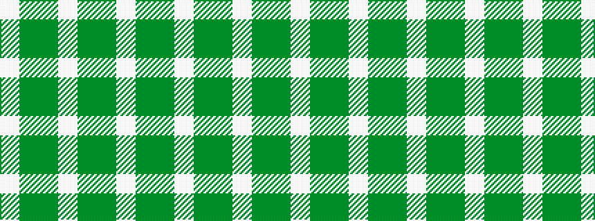 idealised woven sample of pattern WGGWGGW