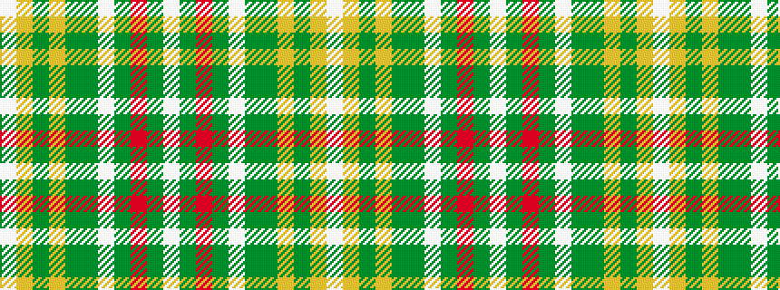 idealised woven sample of pattern WGRGWGGYGYW