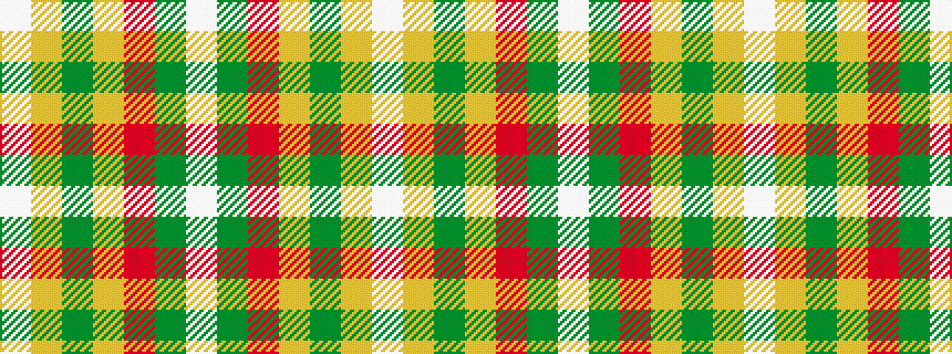 idealised woven sample of pattern WGRYGYW