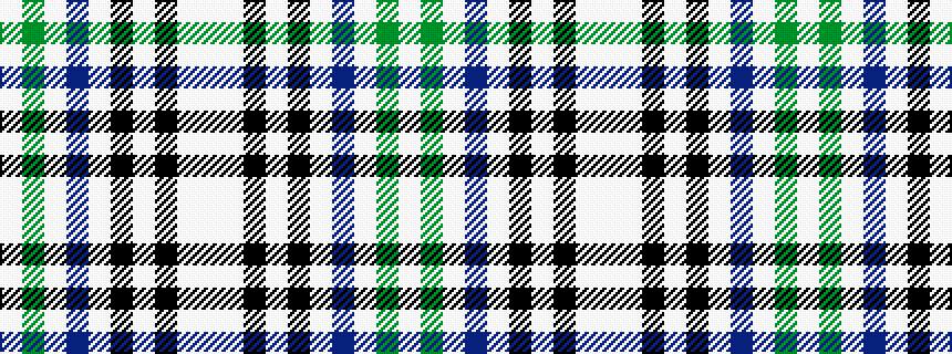 idealised woven sample of pattern WGWBWKWKWW