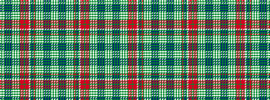 idealised woven sample of pattern WGWGBGBGBGWGWGWGRGBGWRRRGRRRGWGWGWGBGBGBGWGW