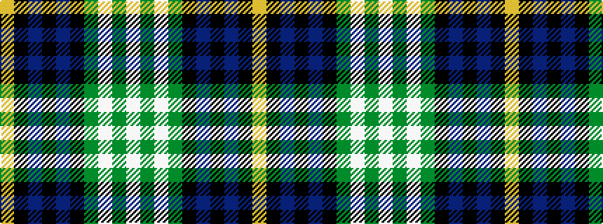 idealised woven sample of pattern WGWGKBKBKY