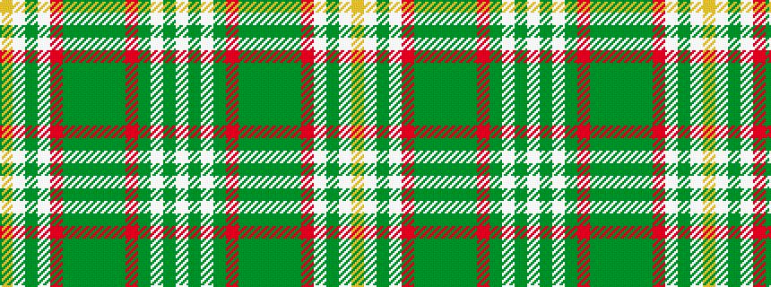 idealised woven sample of pattern WGWGRGGGGGRWGWY