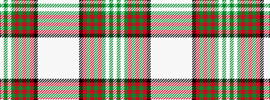 idealised woven sample of pattern WGWGRGRGRKWWWWWW
