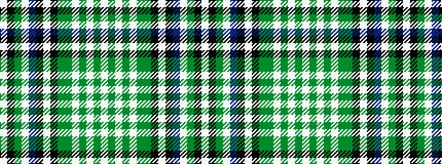 idealised woven sample of pattern WGWGWGGKWKBWGKW