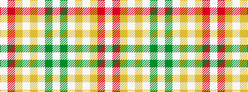 idealised woven sample of pattern WGWYWYRW