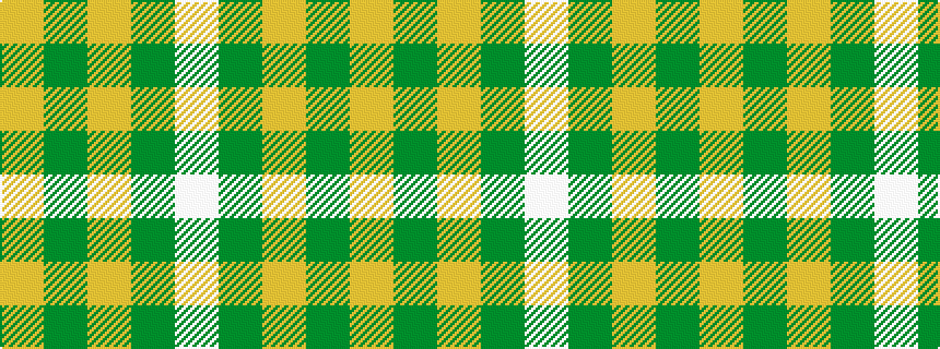 idealised woven sample of pattern WGYGY