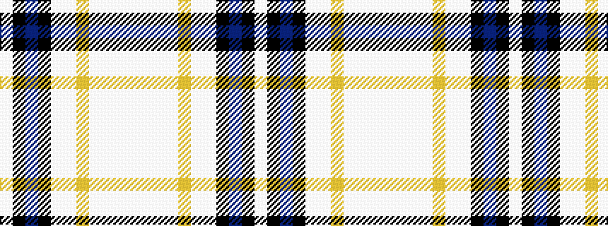 idealised woven sample of pattern WKBKWWYWWWW