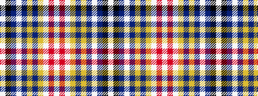 idealised woven sample of pattern WKBWBYBYWRW