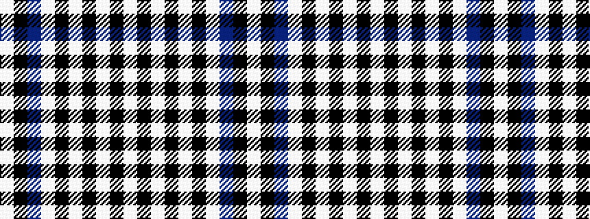 idealised woven sample of pattern WKBWKWKWKW