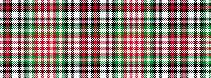 idealised woven sample of pattern WKRKWWKWKGWGRWRW