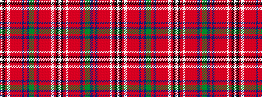 idealised woven sample of pattern WKRWRRRRRBRBGGRBRRRRRWRKW