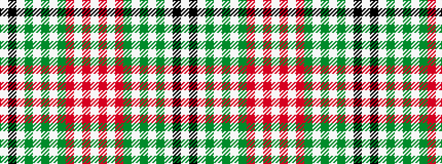 idealised woven sample of pattern WKWGWGWGRWRW