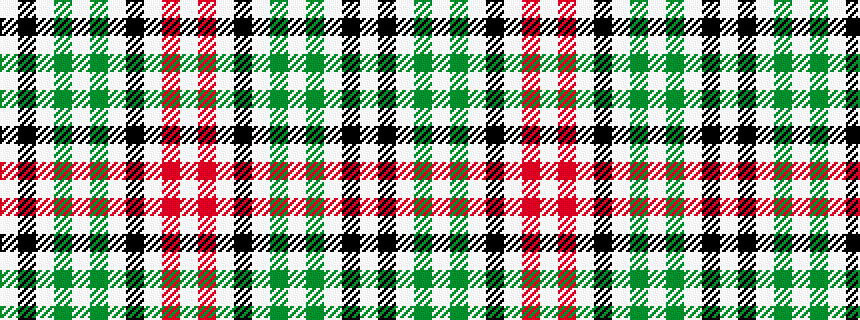 idealised woven sample of pattern WKWGWGWKWRW