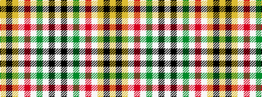 idealised woven sample of pattern WKWGWRWYKY