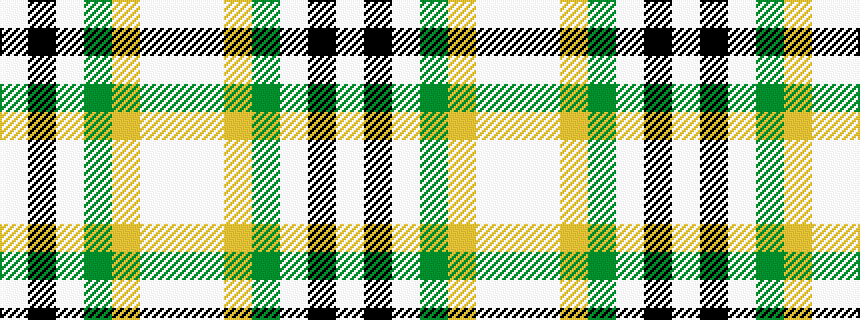 idealised woven sample of pattern WKWGYWW
