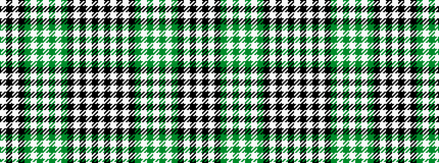 idealised woven sample of pattern WKWKGWGWGWGKWKWKW