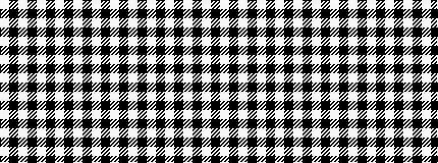 idealised woven sample of pattern WKWKWKWKWKW