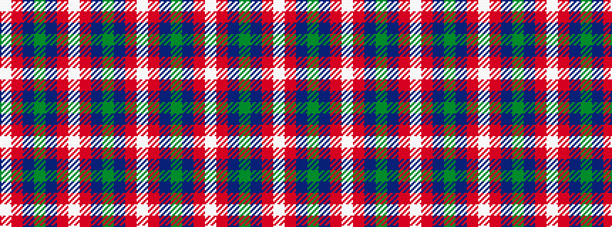 idealised woven sample of pattern WRBGBRWRBGBRW