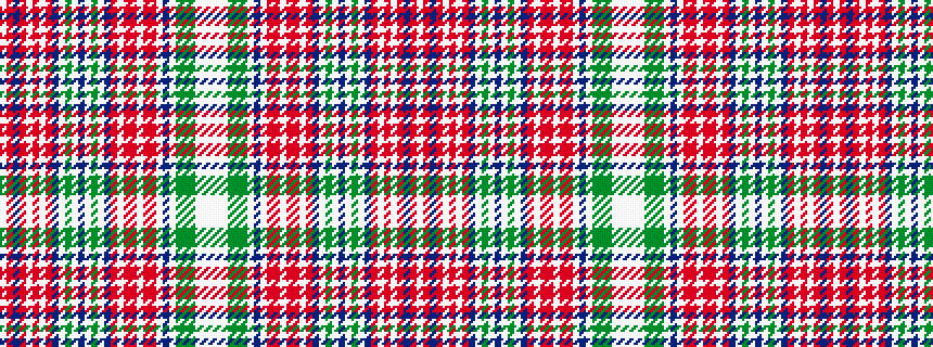 idealised woven sample of pattern WRBRWRWRBWGWBWGWBRWRRWRRWBWGGGWWW