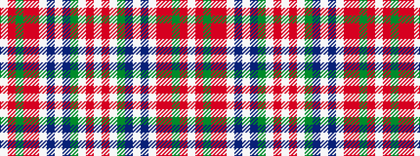 idealised woven sample of pattern WRGRRWBWBGWRW