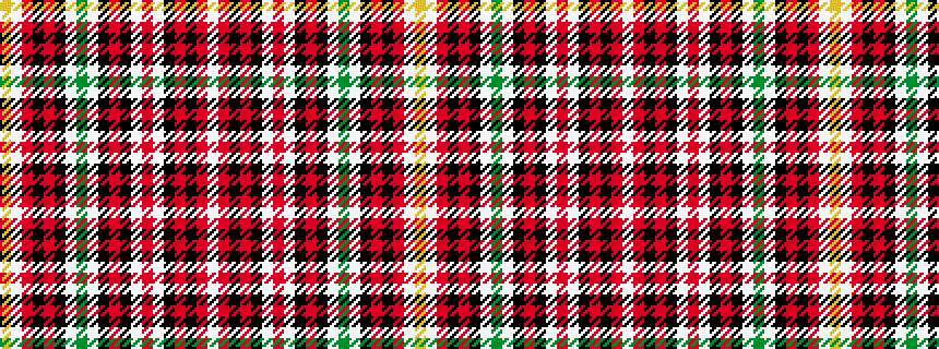 idealised woven sample of pattern WRKRKWRWKRKWGWKRKRWY