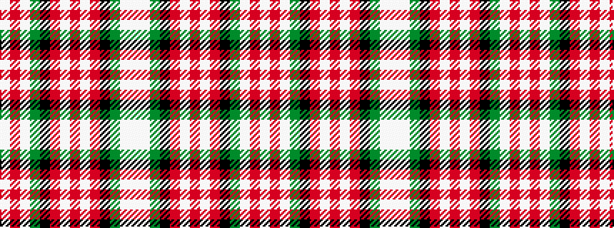 idealised woven sample of pattern WRWGKRWRWRKGWW
