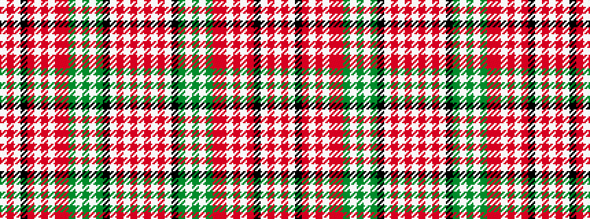 idealised woven sample of pattern WRWKRWRWRRGWGWGKWRWRW