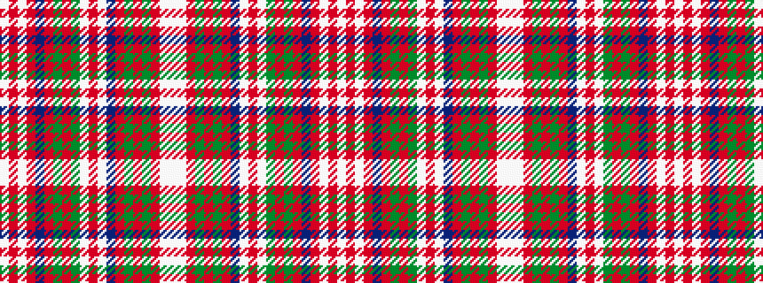 idealised woven sample of pattern WRWRBRGRGWRWBRGRGRWW