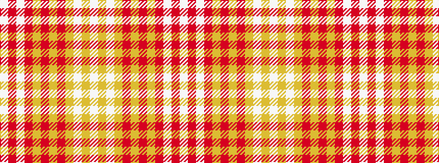 idealised woven sample of pattern WRWRYRYRYWYW