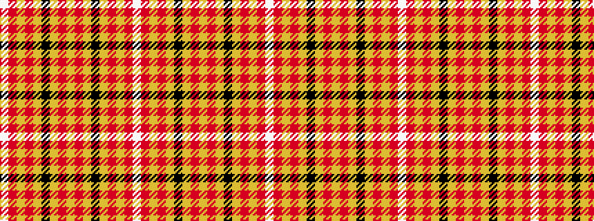 idealised woven sample of pattern WRYRYKYRYRYKYRYRW
