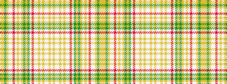 idealised woven sample of pattern WYWWYWYWWRWGYGYWYWRWWYGYY