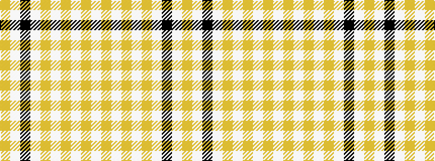 idealised woven sample of pattern WYWYWYWKWY