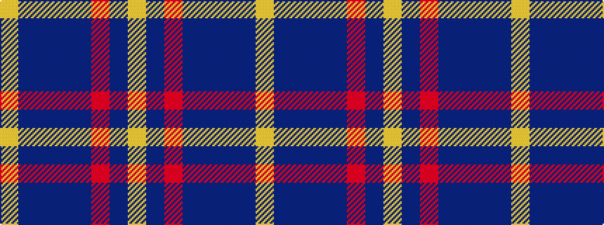 idealised woven sample of pattern YBBBBRBY