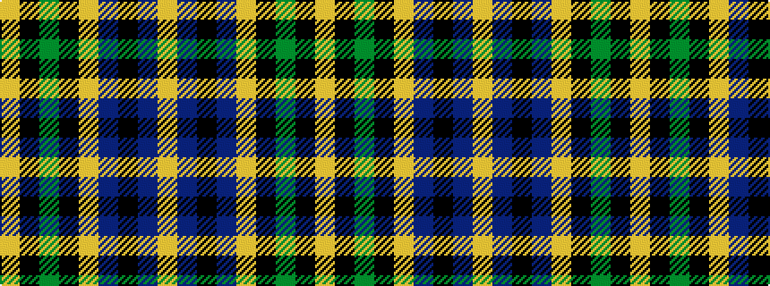 idealised woven sample of pattern YBKBYKGKY