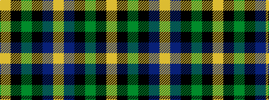 idealised woven sample of pattern YBKGKY