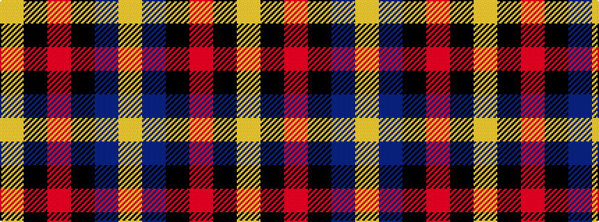 idealised woven sample of pattern YBKRKY