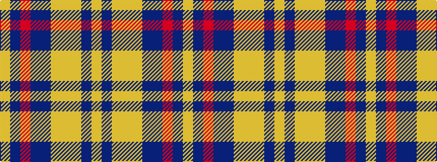 idealised woven sample of pattern YBRBBYYYBY
