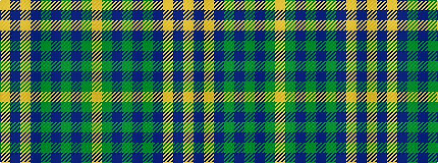 idealised woven sample of pattern YBYBGBGBGY