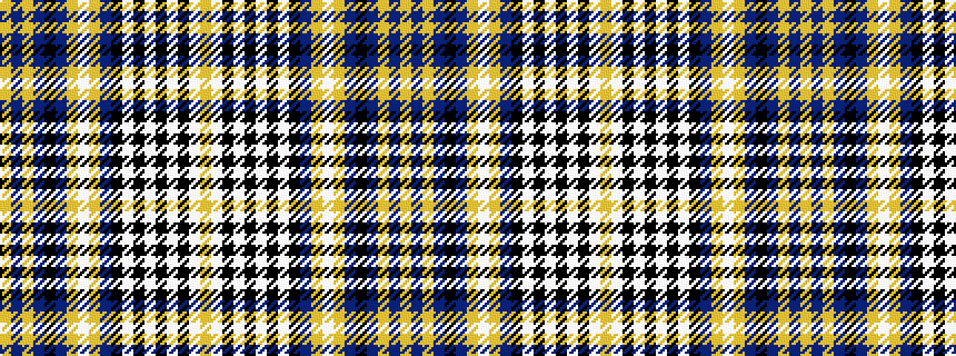 idealised woven sample of pattern YBYBKBYWYBKWKWKWKWY