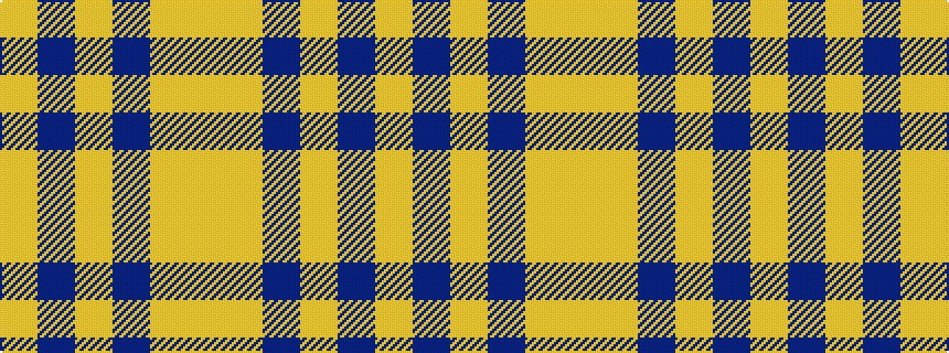 idealised woven sample of pattern YBYBYY