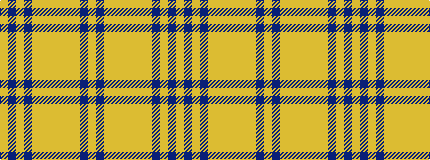 idealised woven sample of pattern YBYBYYYYYYBY