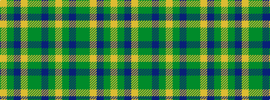 idealised woven sample of pattern YGBGGYBGY