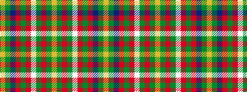 idealised woven sample of pattern YGBRGRWGRGY